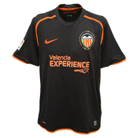 Click to zoom in on Valencia Away Shirt 2008/09